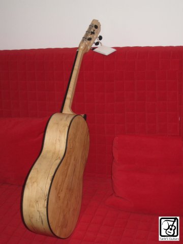 Spalted Maple Classical guitar 02